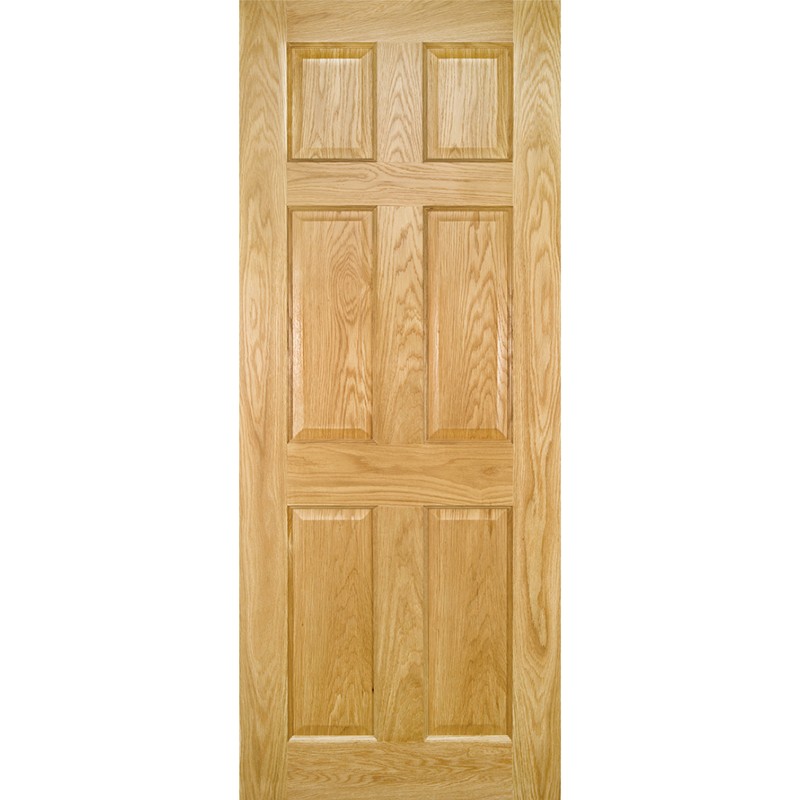 Internal Pre-Finished Oak Oxford Door